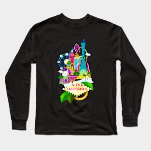 Viva Las Pegasus Long Sleeve T-Shirt